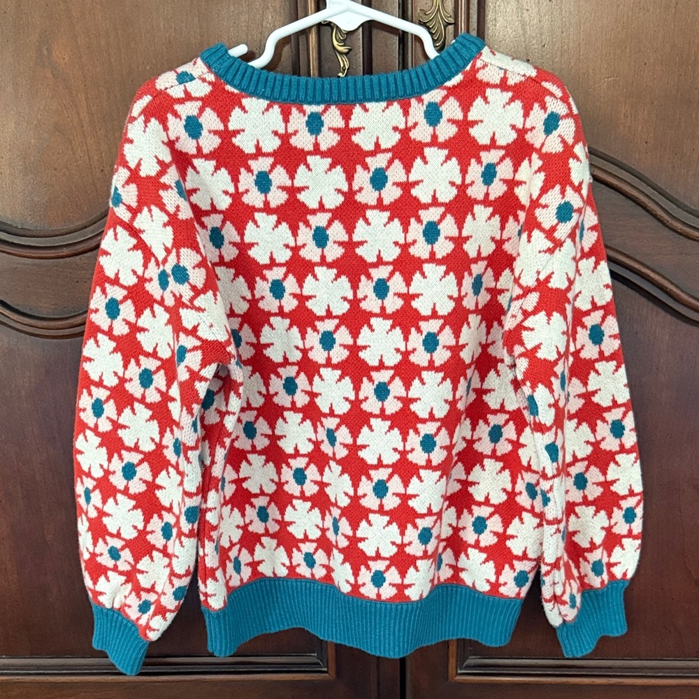 HANNA ANDERSSON Floral Sweater - Picture 5 of 7